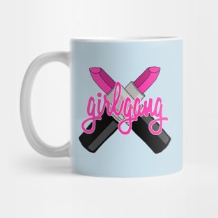 Girl Gang Lipstick Feminist Logo Mug